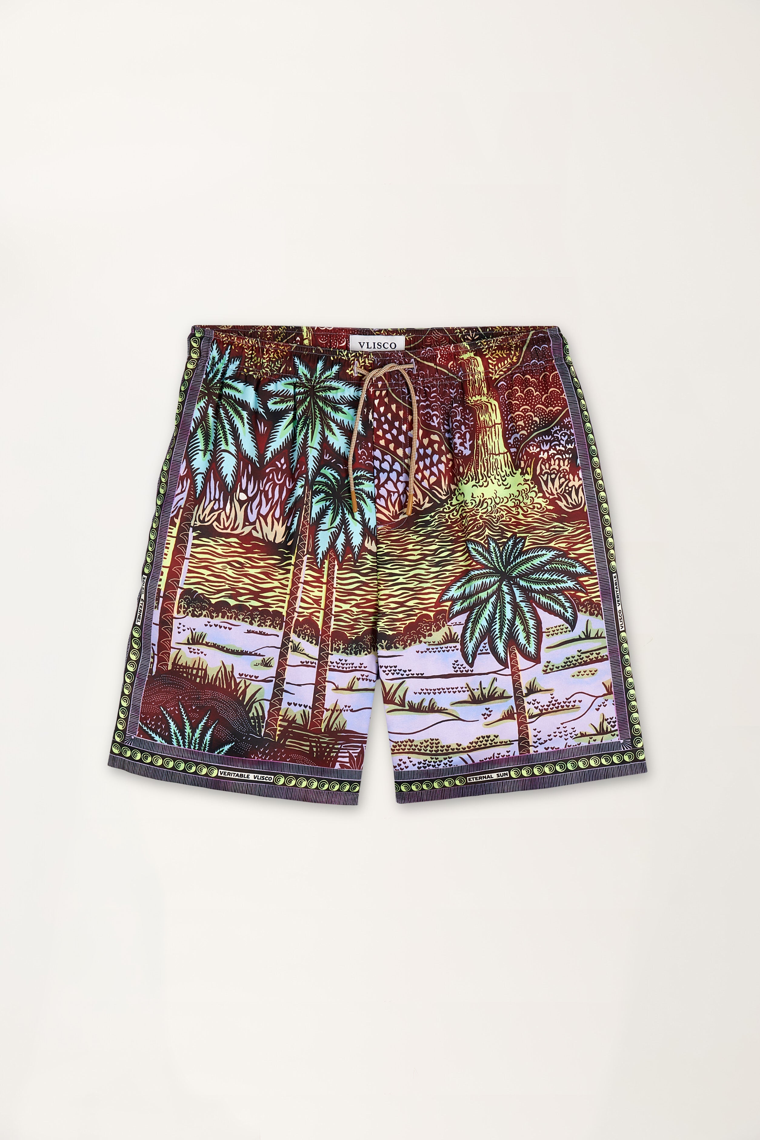 Rainbow Print Swim Shorts