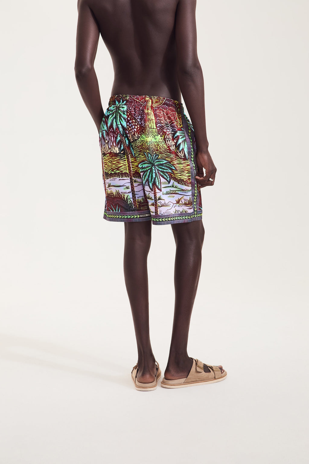 Rainbow Print Swim Shorts