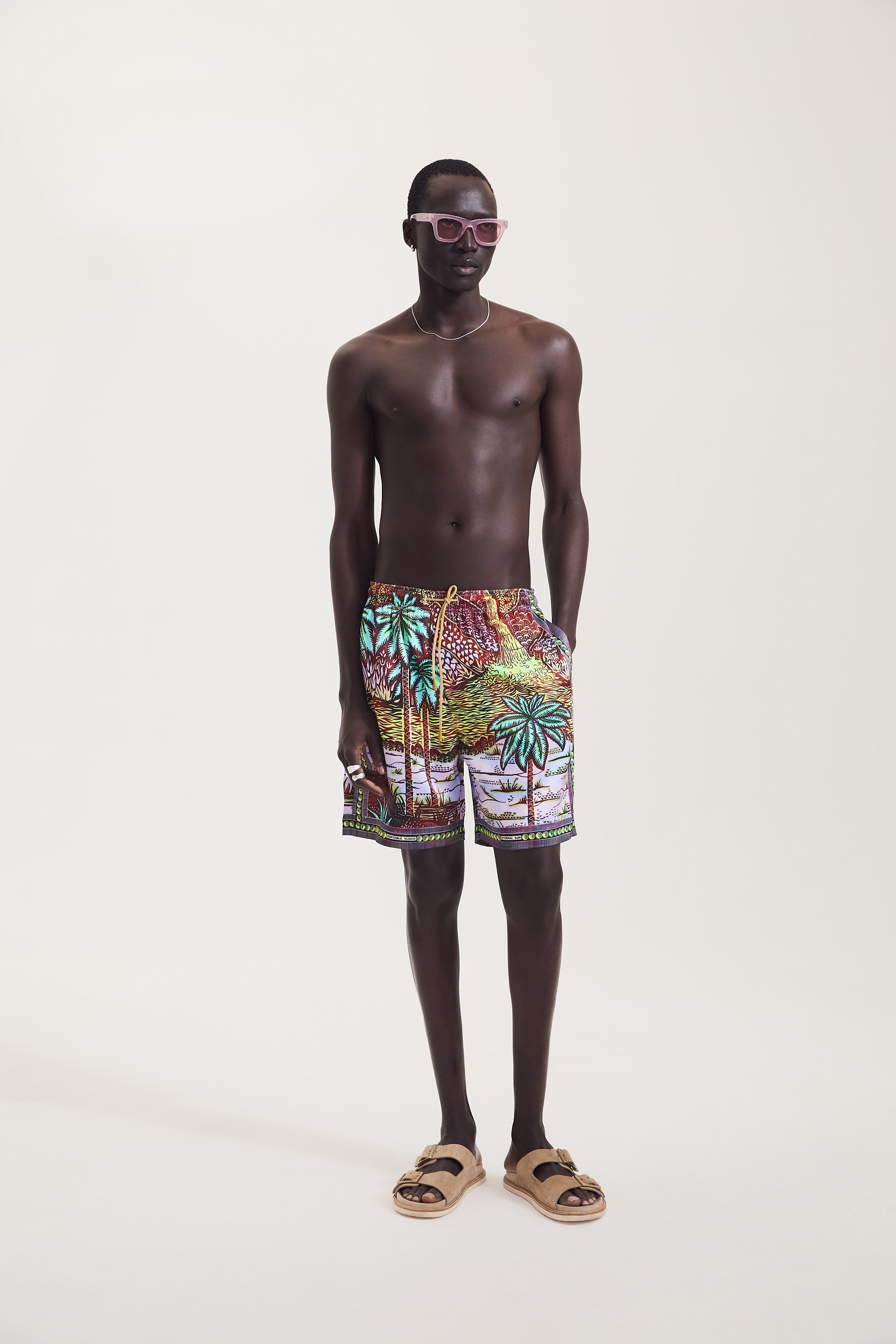 Rainbow Print Swim Shorts