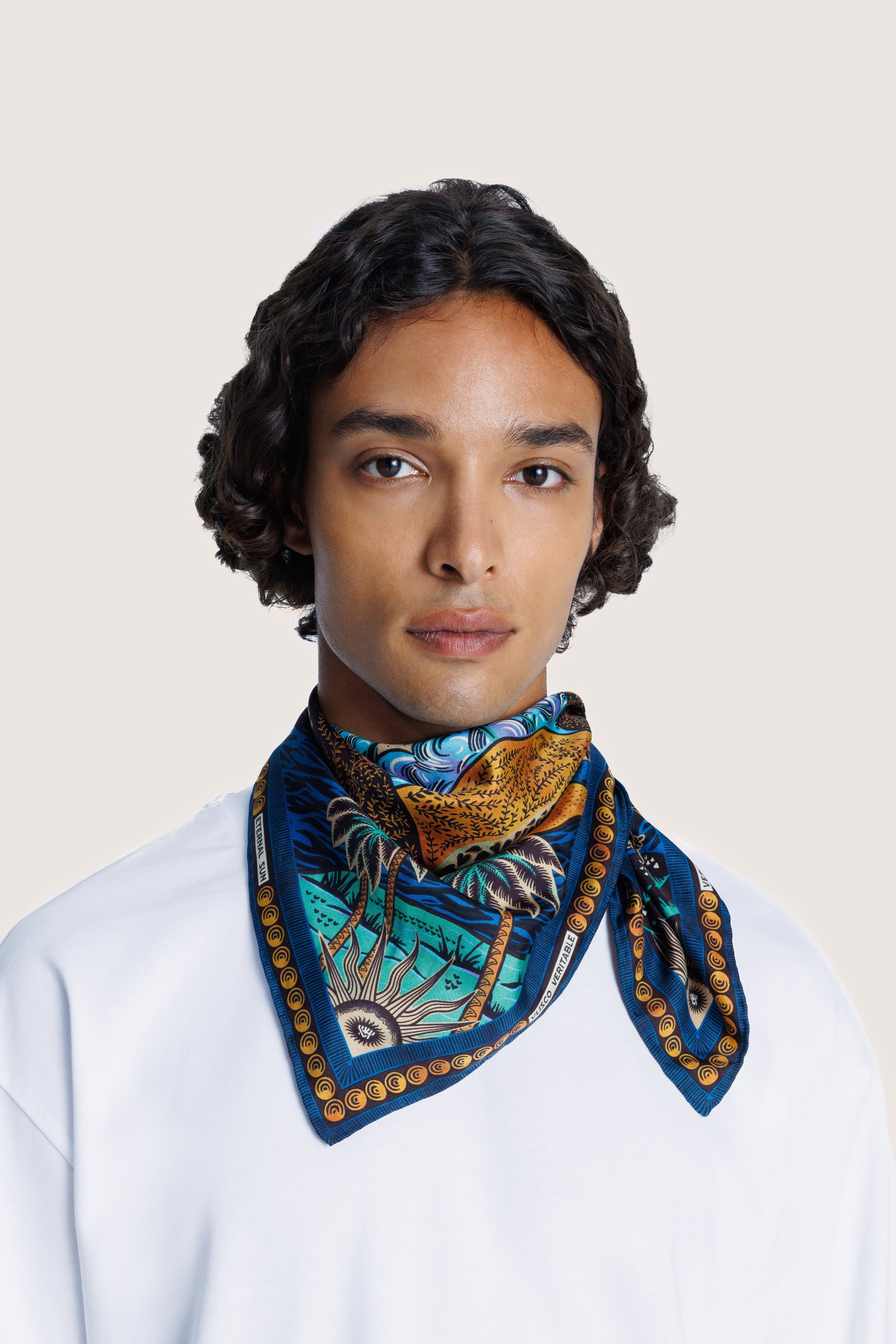 Eternal Sun Blue Scarf 68