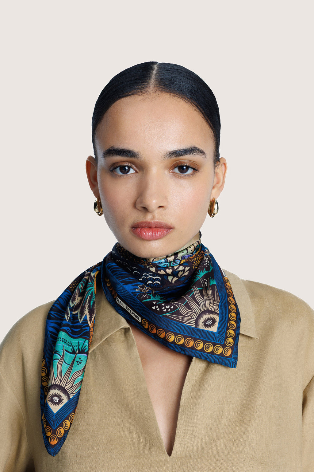 Eternal Sun Blue Scarf 68