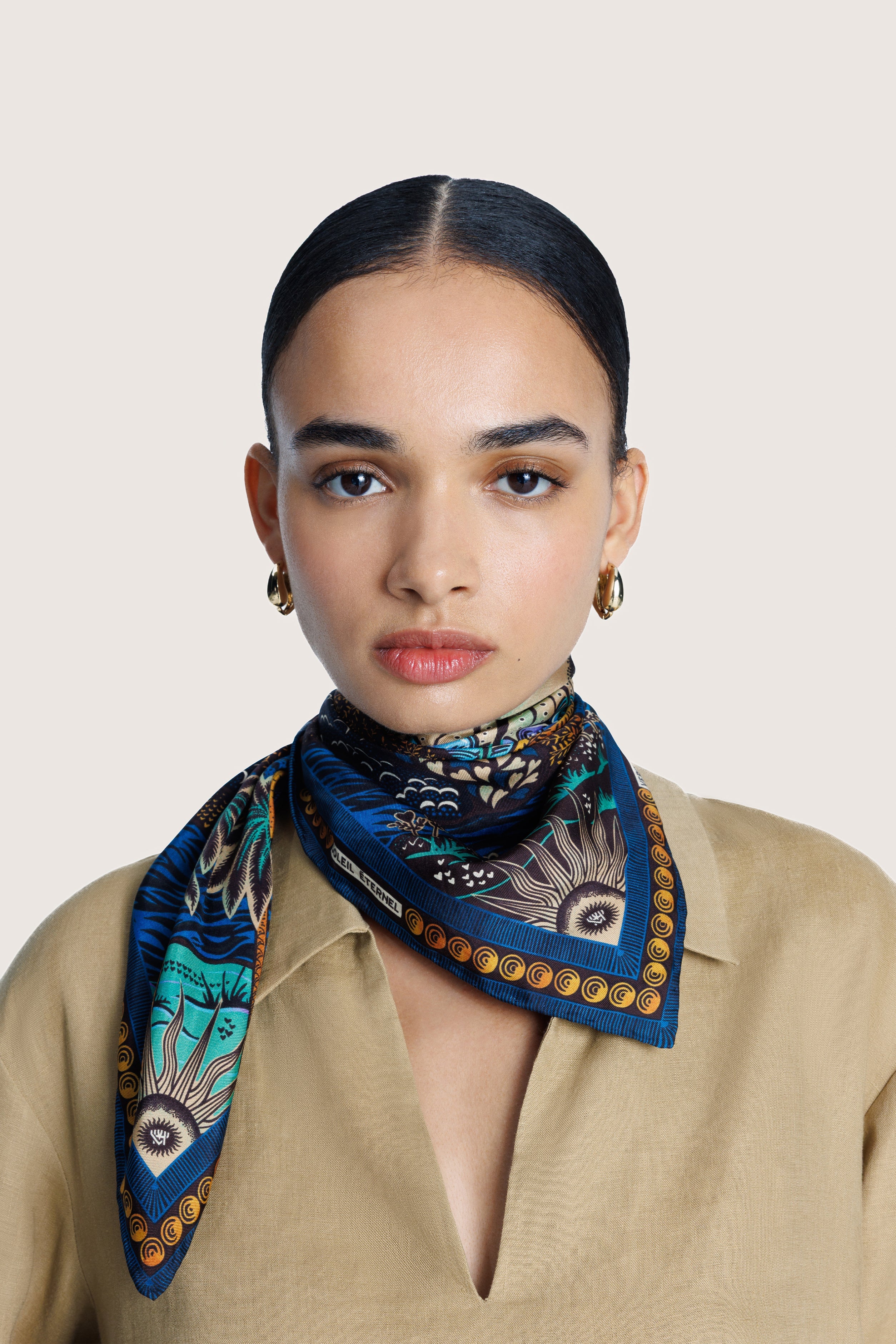 Eternal Sun Blue Scarf 68