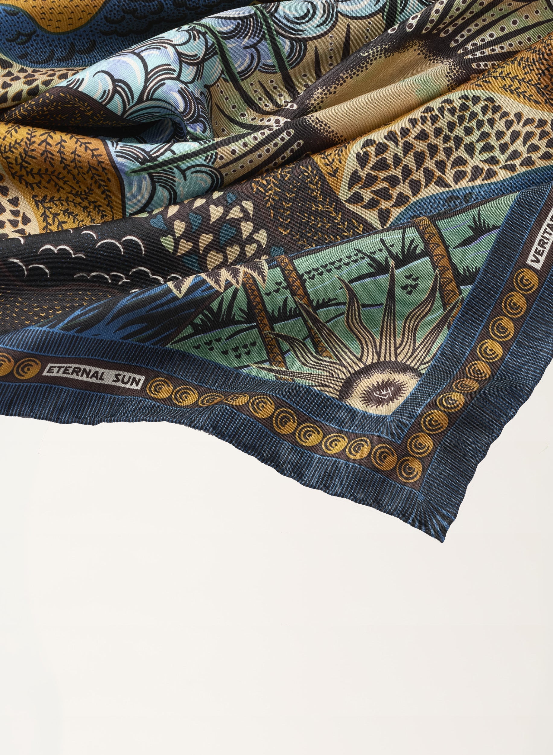 Eternal Sun Blue Scarf 68